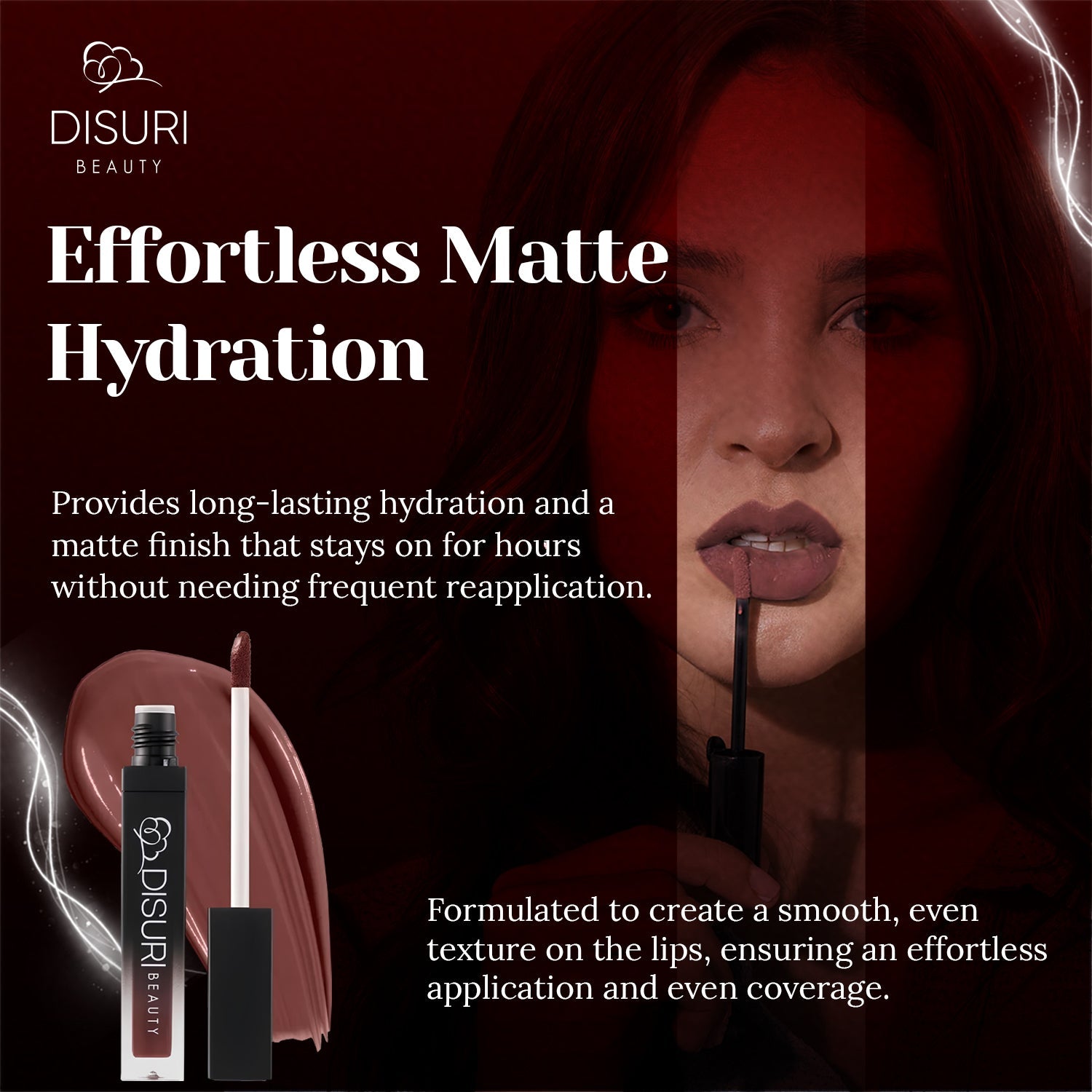 DISURI Beauty Liquid Lipstick - Delicious